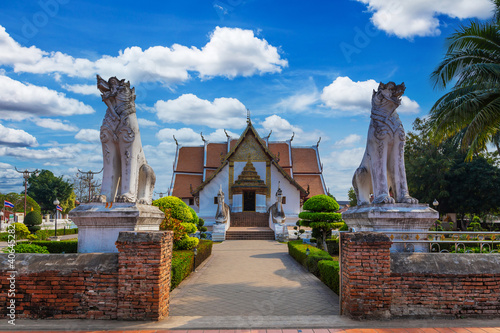 Fotografija Wat Phumin is a unique thai traditional Temple of Nan province ,Thailand
