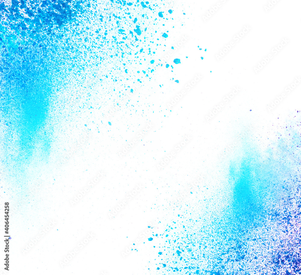 Abstract picture of colorful powder splash Abstract picture of colorful powder splash