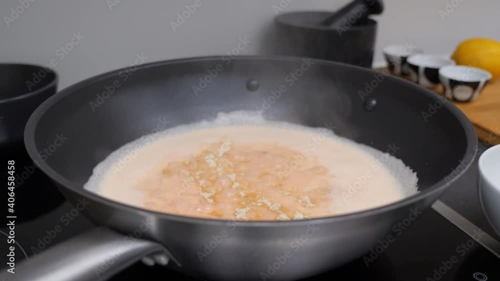 Seasoning a Spicy Asian Soup, Static Camera Seasoning a Spicy Asian Soup, Static Camera