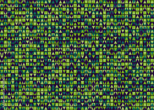 Abstract Geometric Pattern generative computational art illustration