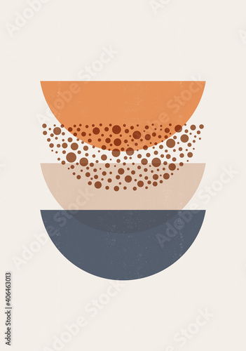 Abstract Sun print boho minimalist printable wall art