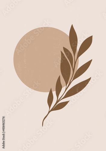 Abstract  Sun print boho minimalist printable wall art