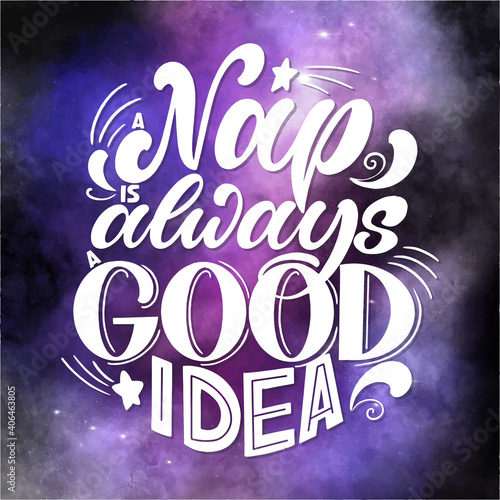 Funny sleep and good night quotes. Vector design elements for t-shirts, pillow, posters, cards, stickers and pajama