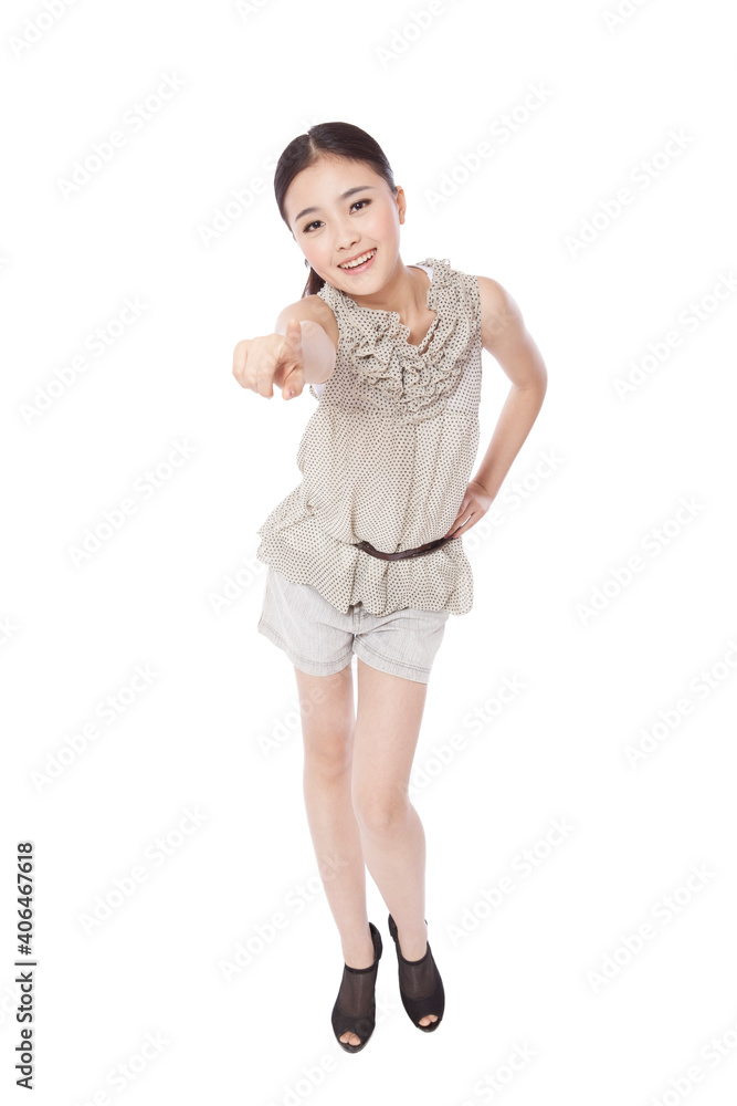Portrait of a happy Young woman posing Portrait of a happy Young woman posing