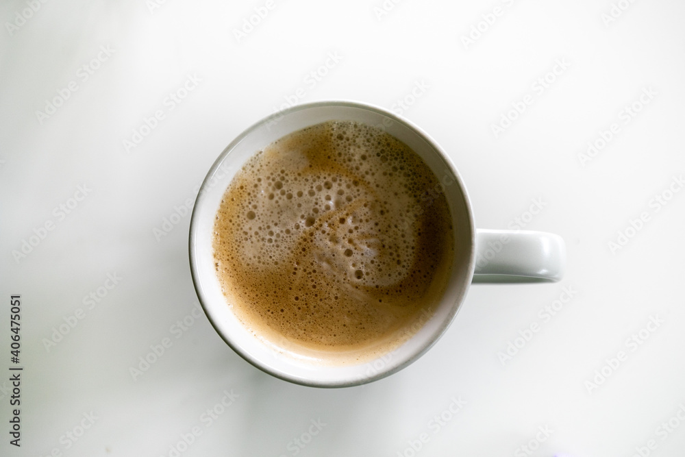 cup of coffee on the table cup of coffee on the table