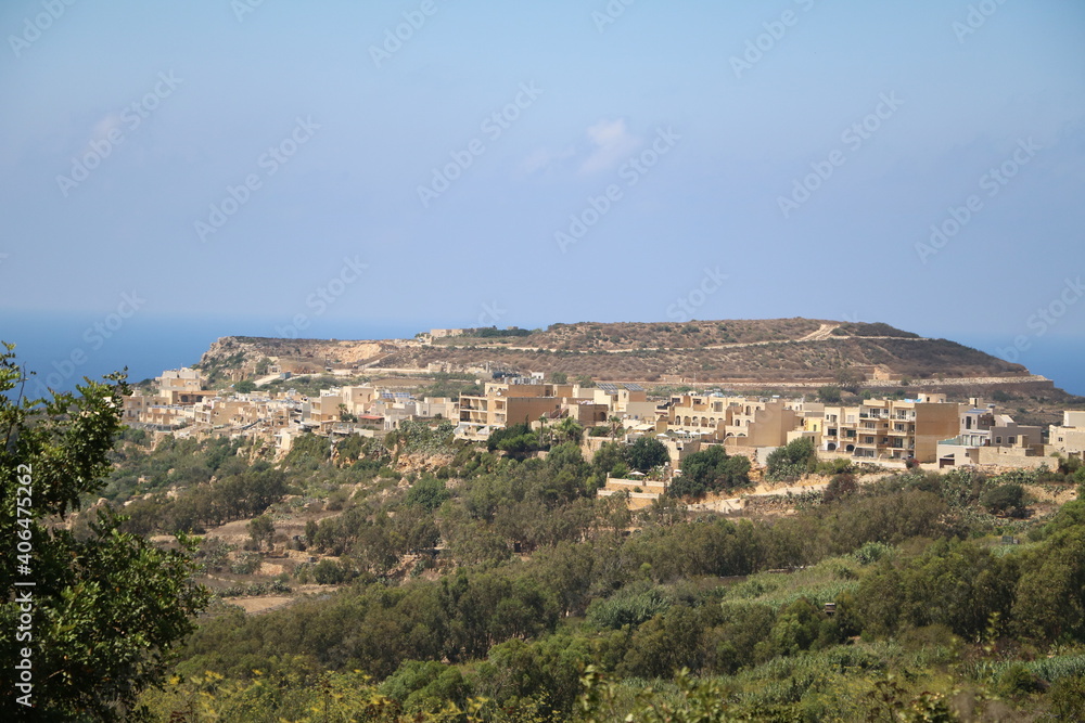 Fototapeta premium Landscape around Xlendi bay, Gozo Island, Malta