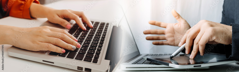 Searching Browsing Internet Data Information with blank search bar.businessman working with smart phone, tablet and laptop computer on desk in office. Networking Concept Searching Browsing Internet Data Information with blank search bar.businessman working with smart phone, tablet and laptop computer on desk in office. Networking Concept