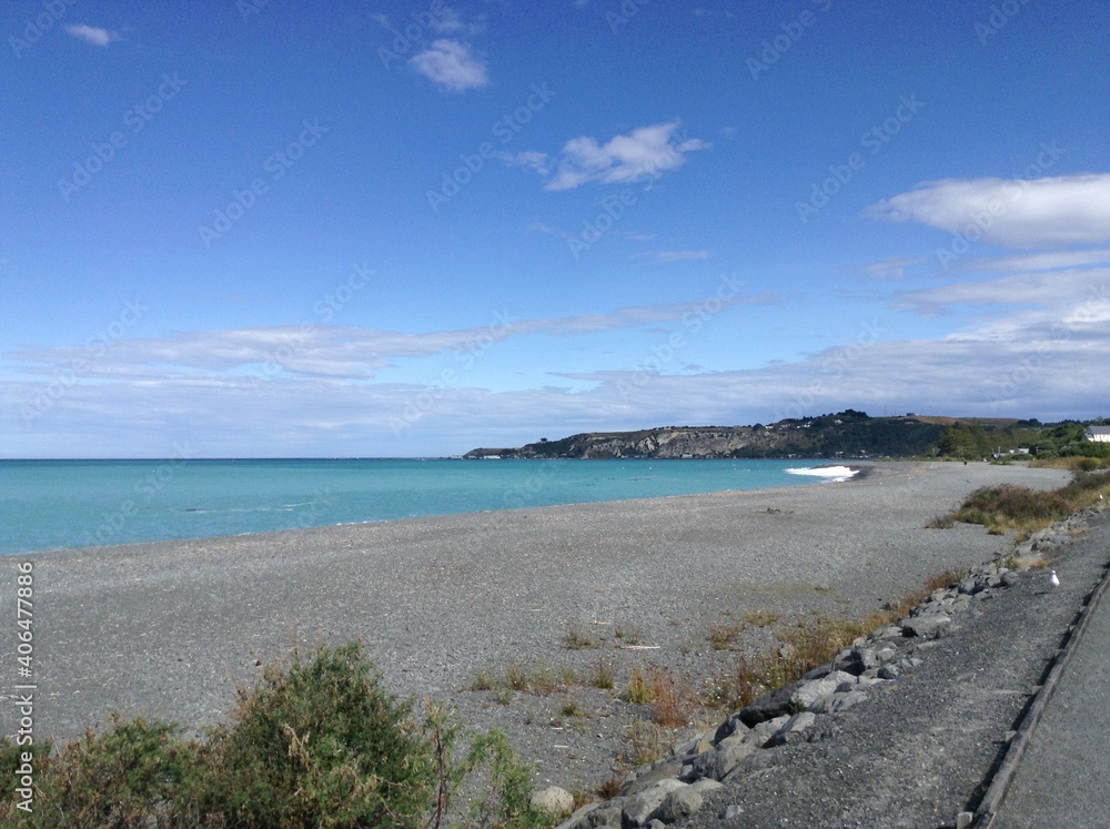 beach and sea