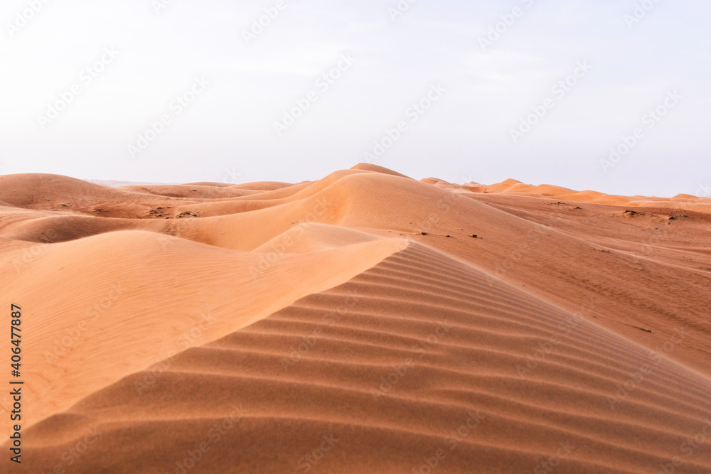 Wahiba sands desert in Oman