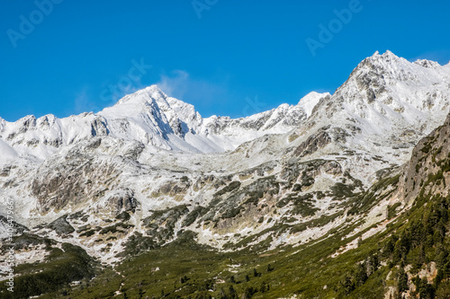 Koprovsky peak and Mengusovska valley, High Tatras, Slovakia, winter scene
