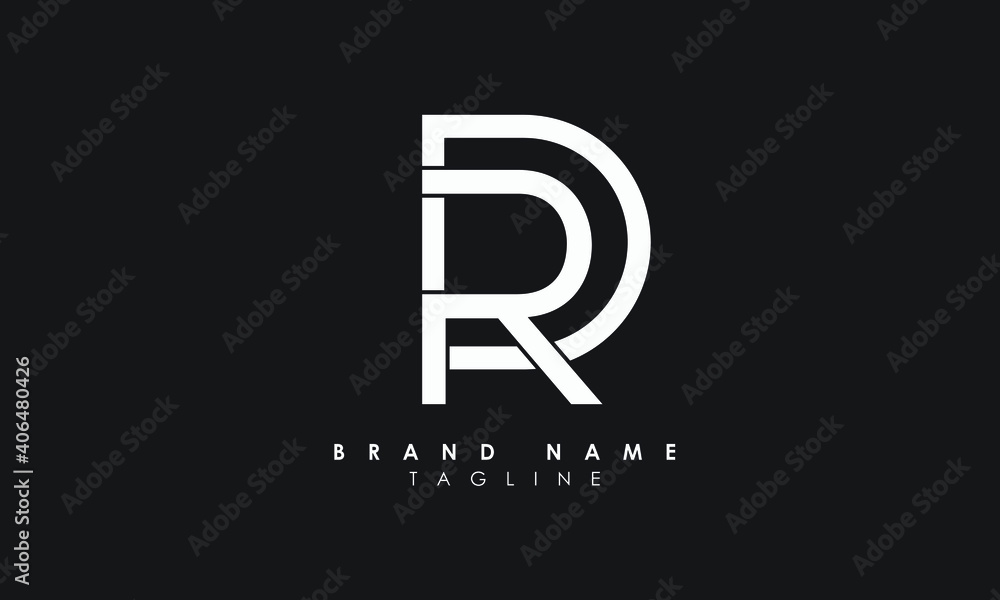 Alphabet letters Initials Monogram logo DR, RD, D and R, Alphabet Letters DR minimalist logo design in a simple yet elegant font, Unique modern creative minimal circular shaped fashion brands Alphabet letters Initials Monogram logo DR, RD, D and R, Alphabet Letters DR minimalist logo design in a simple yet elegant font, Unique modern creative minimal circular shaped fashion brands