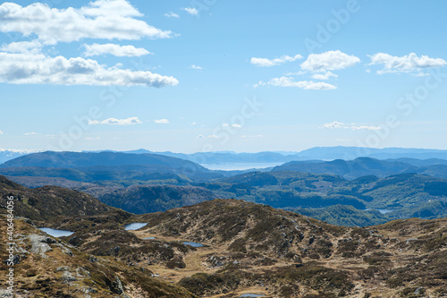 Mountains view from the peak