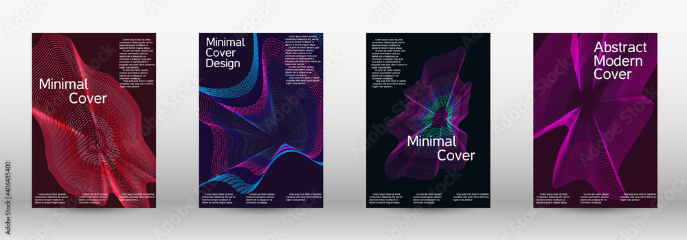 Abstract covers. A set of modern abstract covers.