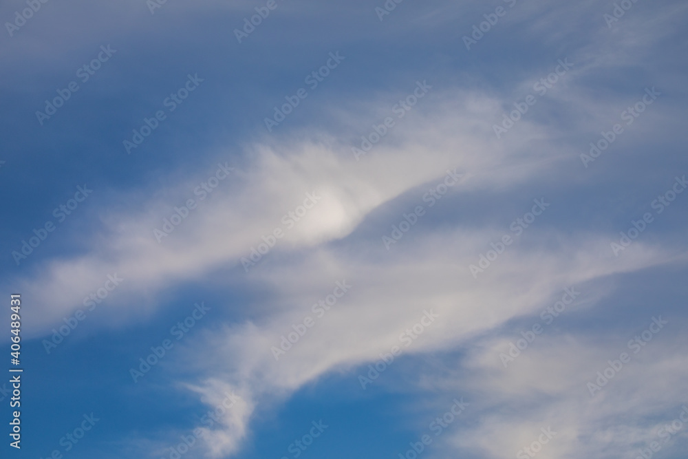 blue sky with white clouds - perfect for sky replacement
