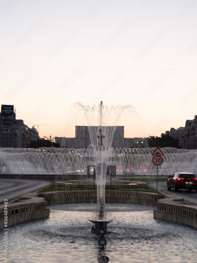 Naklejka premium fountain