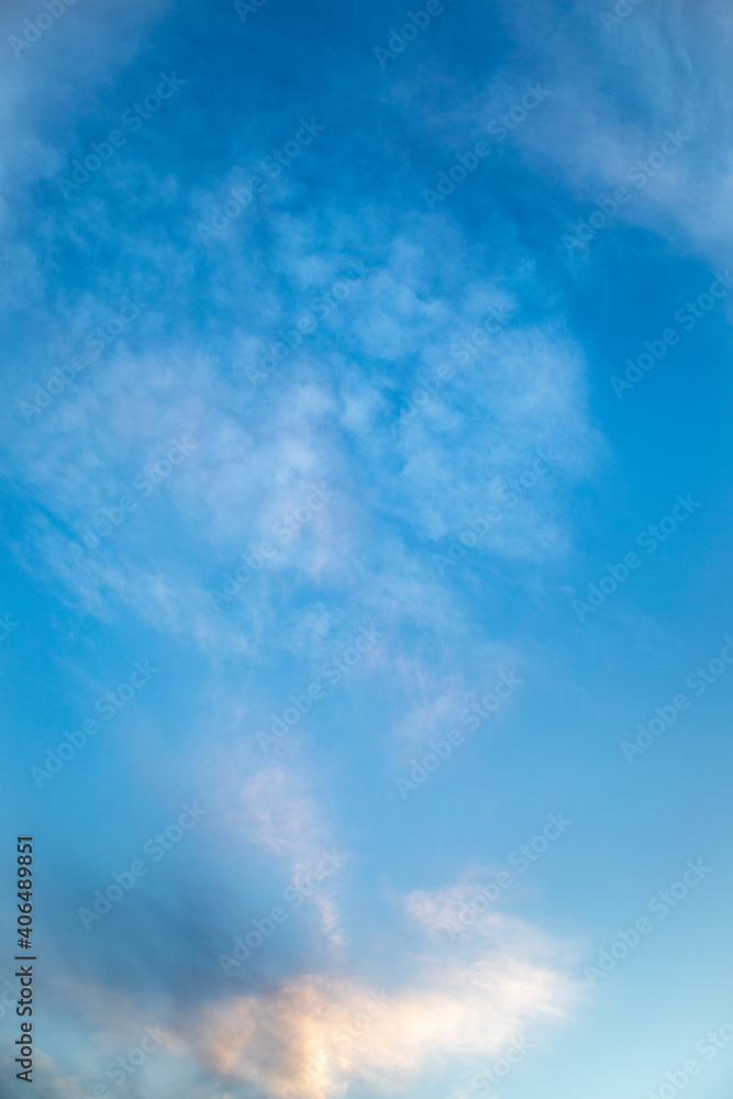 Obraz premium blue sky with white clouds - perfect for sky replacement