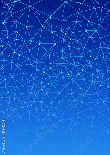 Blue Night Sky Like Background. Global Colors Used. Vector Design Element.