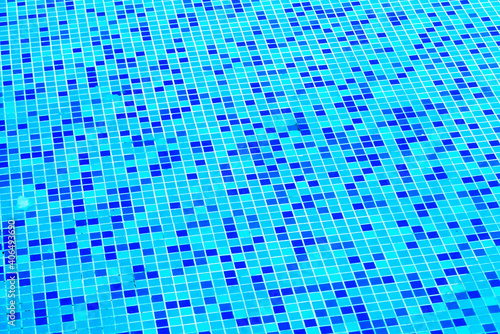 Mosaic in the pool as textured background