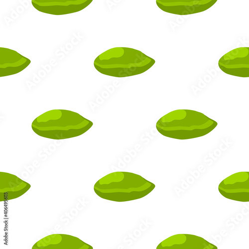 Illustration on theme big pattern identical types pistachio