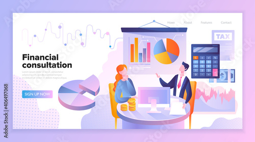 Financial Consultation with an adviser or broker