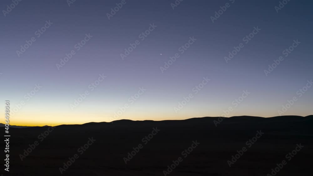 The Christmas Star moving across the night sky at Atacama Desert as the Three Kings saw it 2020 years before. An amazing time lapse view of the Great Conjunction between Jupiter and Saturn Planets The Christmas Star moving across the night sky at Atacama Desert as the Three Kings saw it 2020 years before. An amazing time lapse view of the Great Conjunction between Jupiter and Saturn Planets