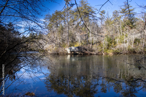 Overlook rock at Cumberland Mountain State Park photo