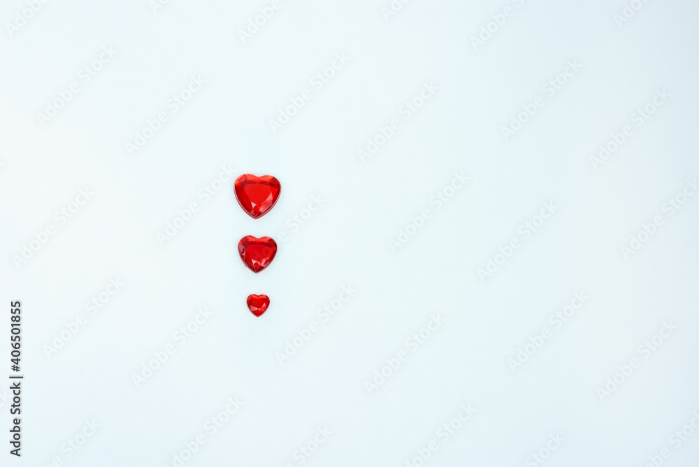 pink hearts on white background pink hearts on white background