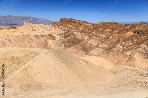Zabriskie Point Desert Views, Death Valley National Park, California