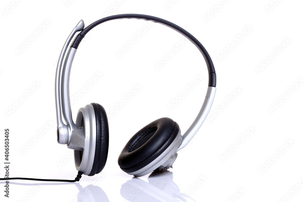 headphones isolated on white headphones isolated on white