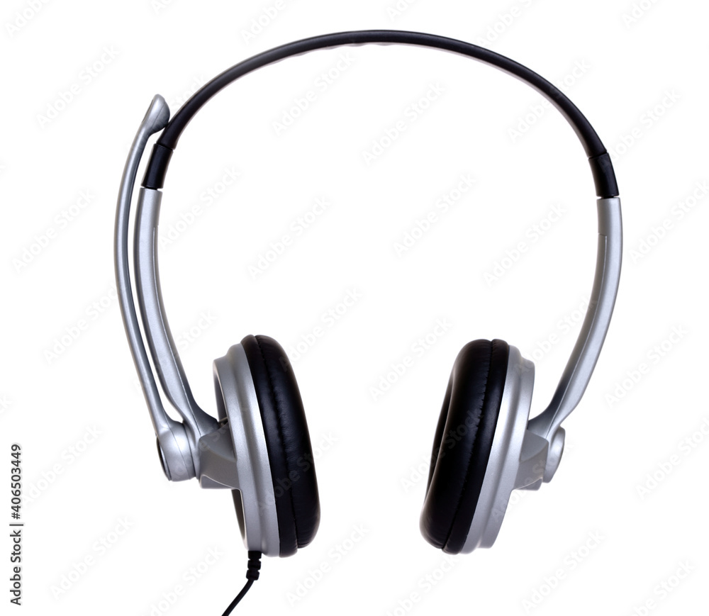 headphones isolated on white headphones isolated on white