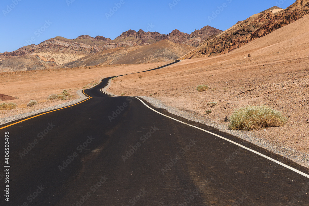 Road Through Death Valley, Death Valley National Park, California
