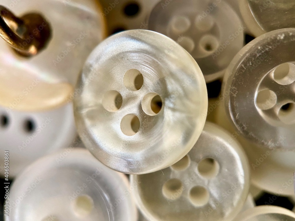 Title
White, off-white and cream antique or vintage sewing buttons: Celluloid Buttons, Bakelite Buttons, Lucite Buttons, Vegetable Ivory, metal, China, glass, and mother of pearl. Title
White, off-white and cream antique or vintage sewing buttons: Celluloid Buttons, Bakelite Buttons, Lucite Buttons, Vegetable Ivory, metal, China, glass, and mother of pearl.