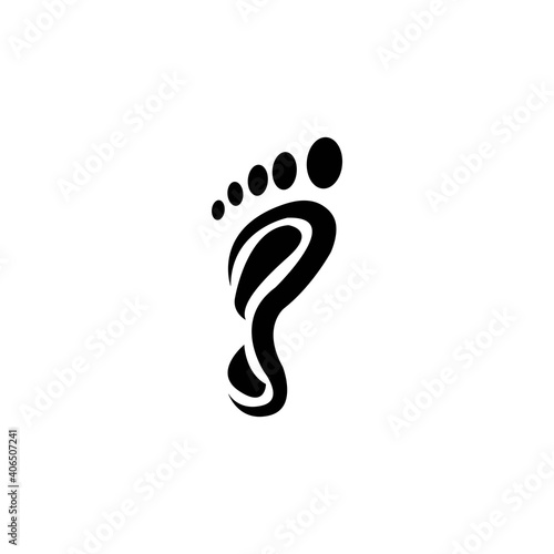 soles of the feet icon logo
