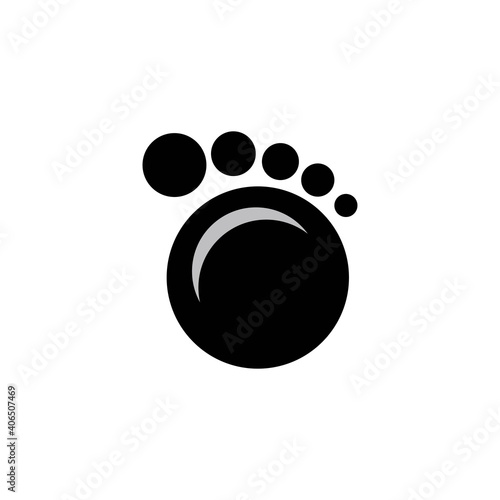 soles of the feet icon logo