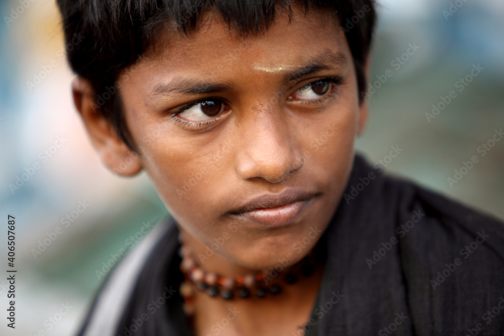 Indian teen boy portrait at outdoor. Indian teen boy portrait at outdoor.