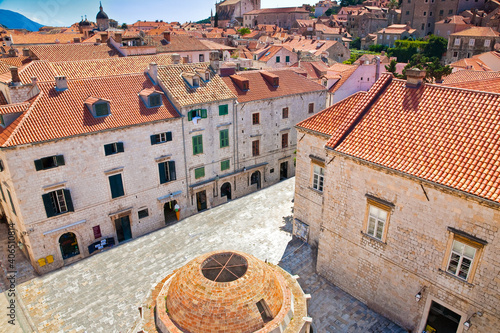 City center of Dubrovnick， Croatia．. photo