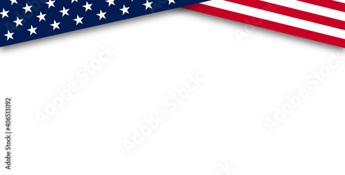 USA banner background