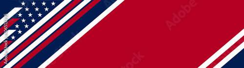 USA banner background