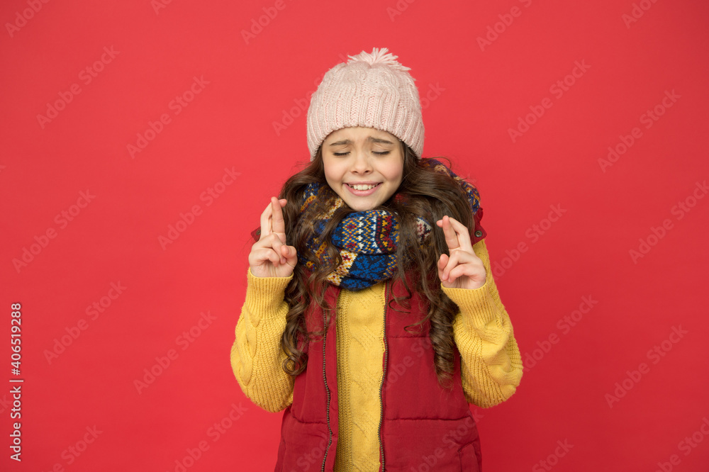 teen child in puffer waistcoat and knitwear make wish. seasonal kid fashion. christmas holiday and vacation. cute beauty keep warm. weather forecast. cheerful girl ready for winter activity teen child in puffer waistcoat and knitwear make wish. seasonal kid fashion. christmas holiday and vacation. cute beauty keep warm. weather forecast. cheerful girl ready for winter activity
