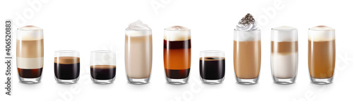 Coffee Realistic Set