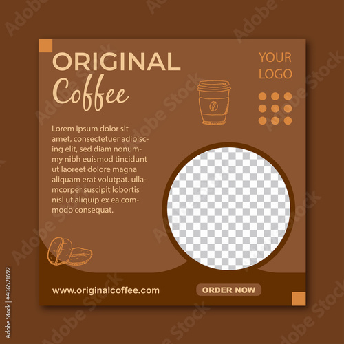 Original Coffee Sosial Media Template