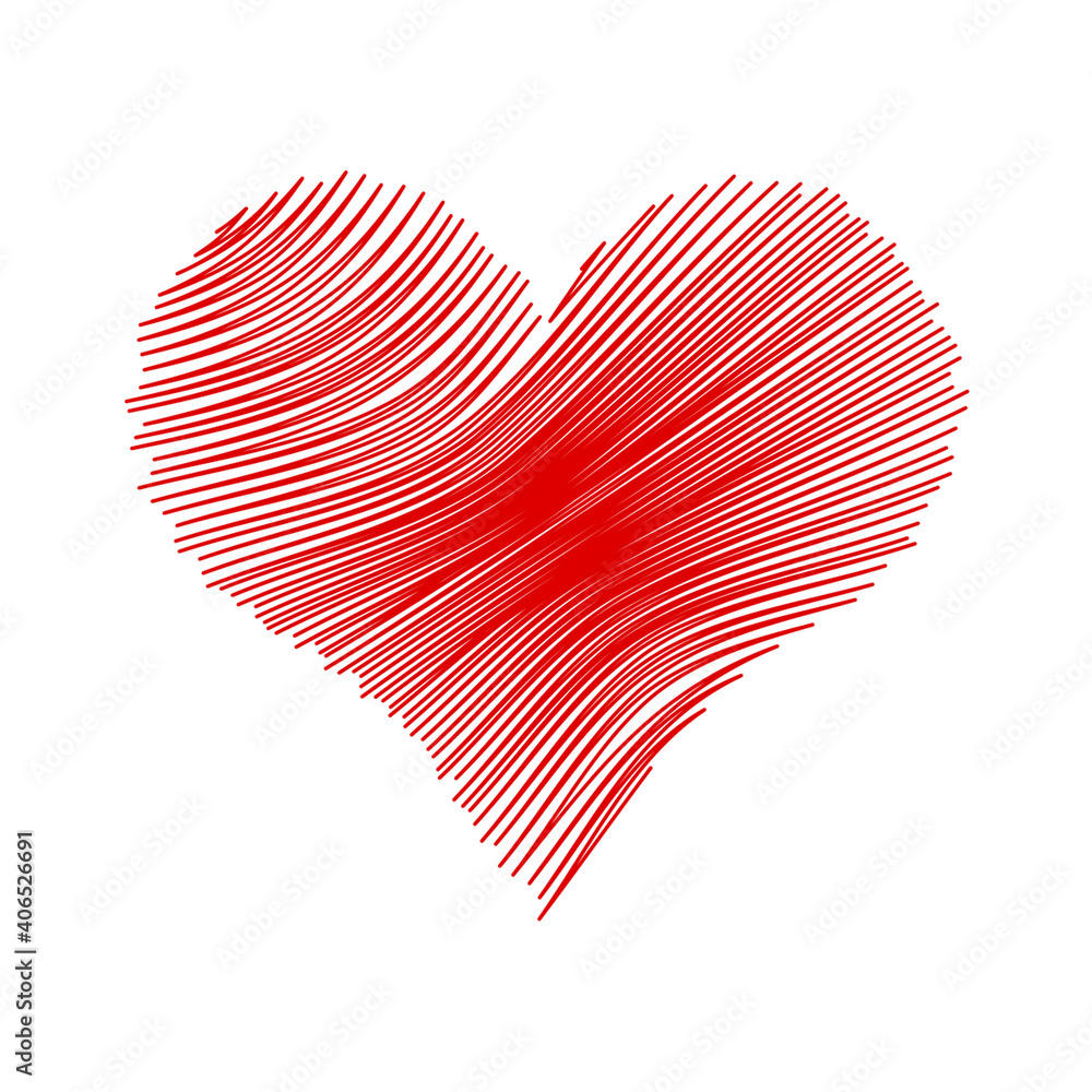Isolated Valentine Heart