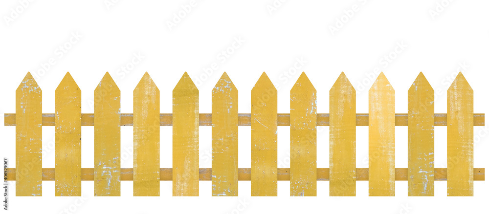 Wood old plank yellow illuminating on white background with old parallel planks Objects with path. Color of the year 2021 Wood old plank yellow illuminating on white background with old parallel planks Objects with path. Color of the year 2021