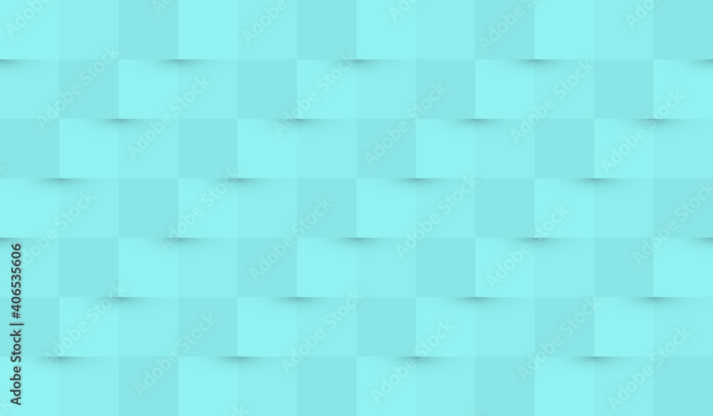 Abstract paper background with and shadows in light blue colors