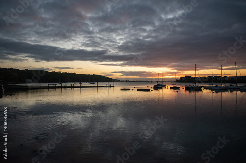 sunrise at the harbor