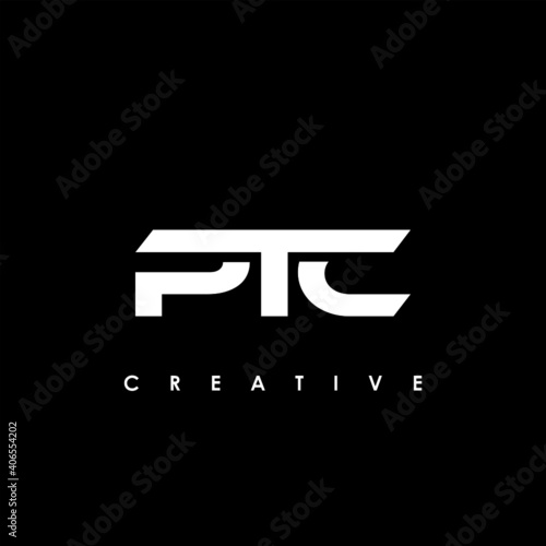 PTC Letter Initial Logo Design Template Vector Illustration photo