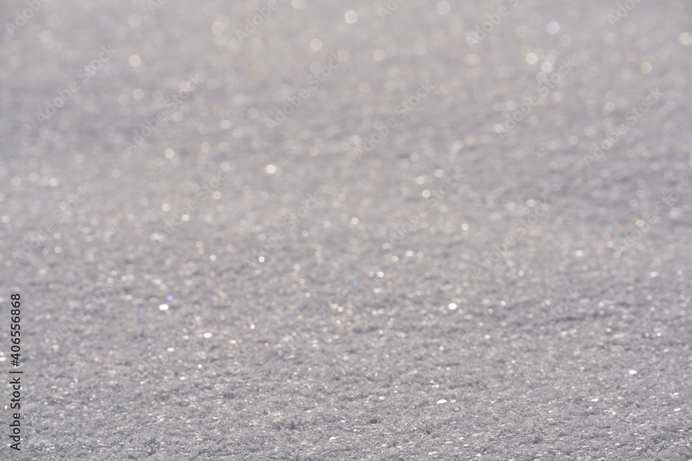 Obraz premium 雪のきらめき 一面の雪 背景画像