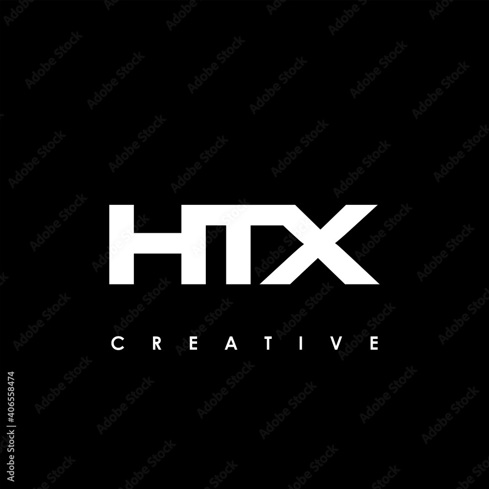 Fototapeta premium HTX Letter Initial Logo Design Template Vector Illustration