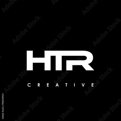 HTR Letter Initial Logo Design Template Vector Illustration