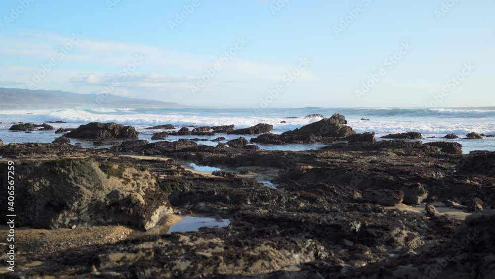 Pescadero Pigeon Point and rocks at the beach. Pescadero Pigeon Point and rocks at the beach.